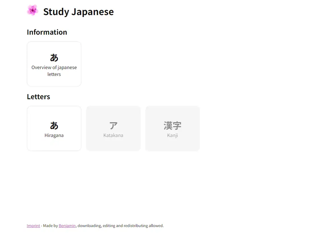 screenshot of study.bji.jp from the 21.12.2023